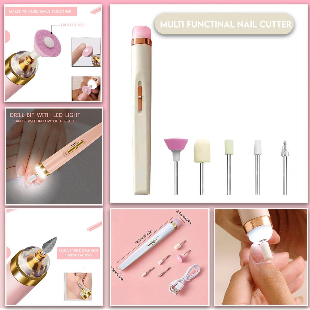 5 In 1 Rechargeable Flawless Salon Nail Finishing Touch