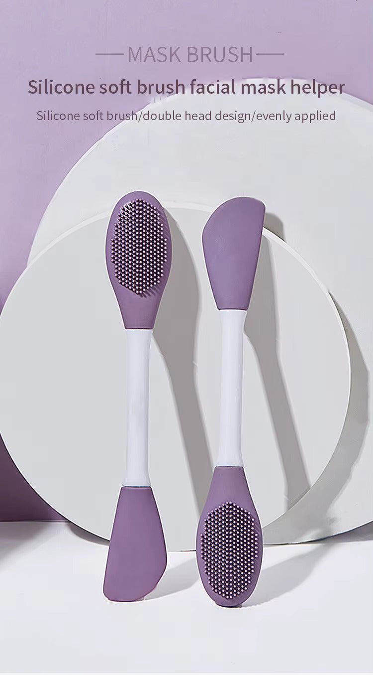 Double Head Silicone Face Mask Brush