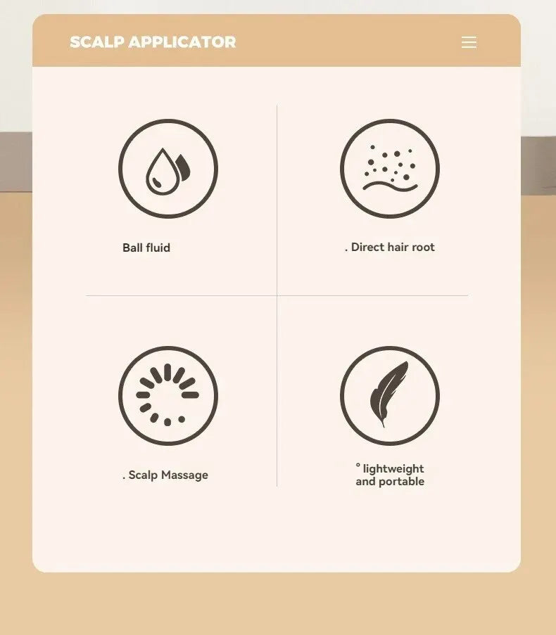 Hair Scalp Oil Applicator