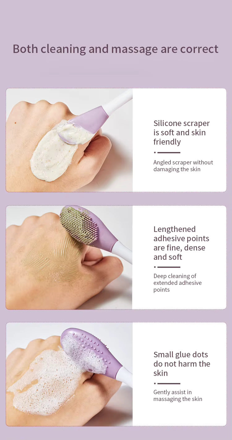 Double Head Silicone Face Mask Brush