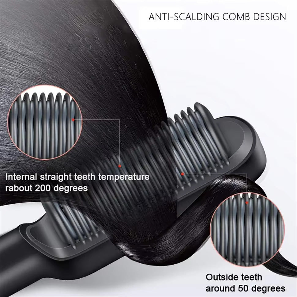 Electric Hair Comb Hair Straightener