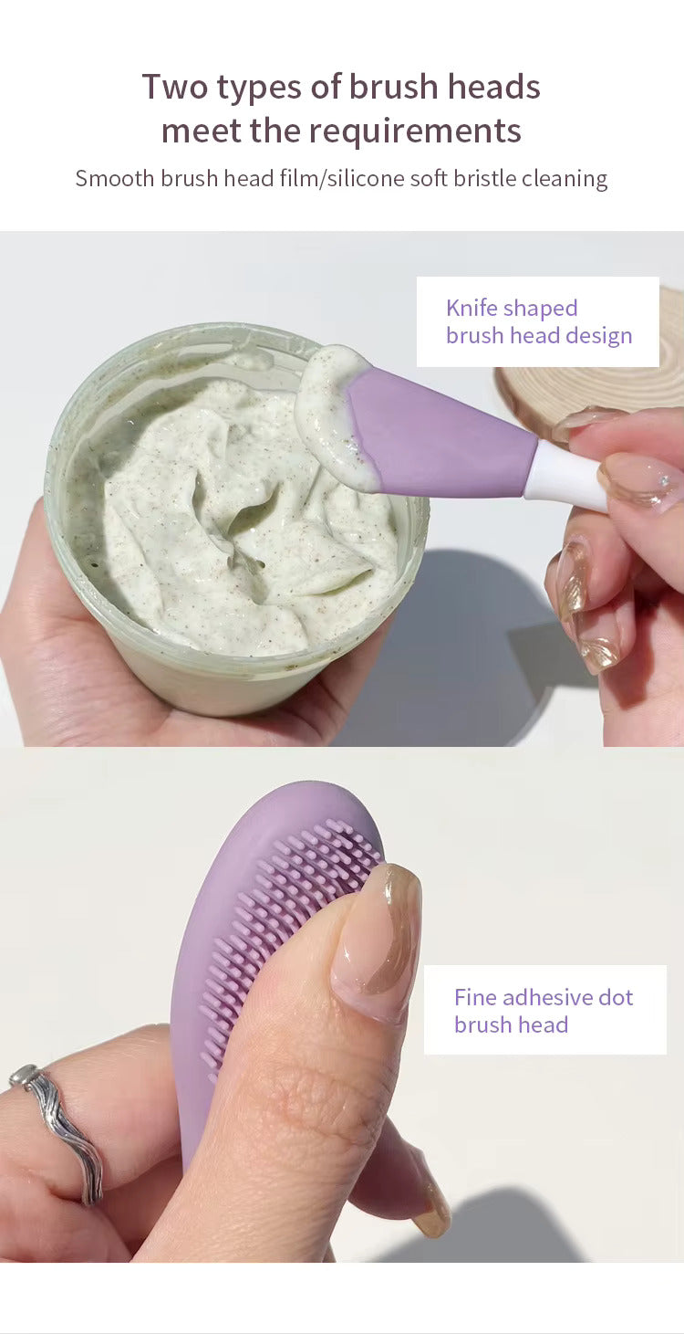 Double Head Silicone Face Mask Brush