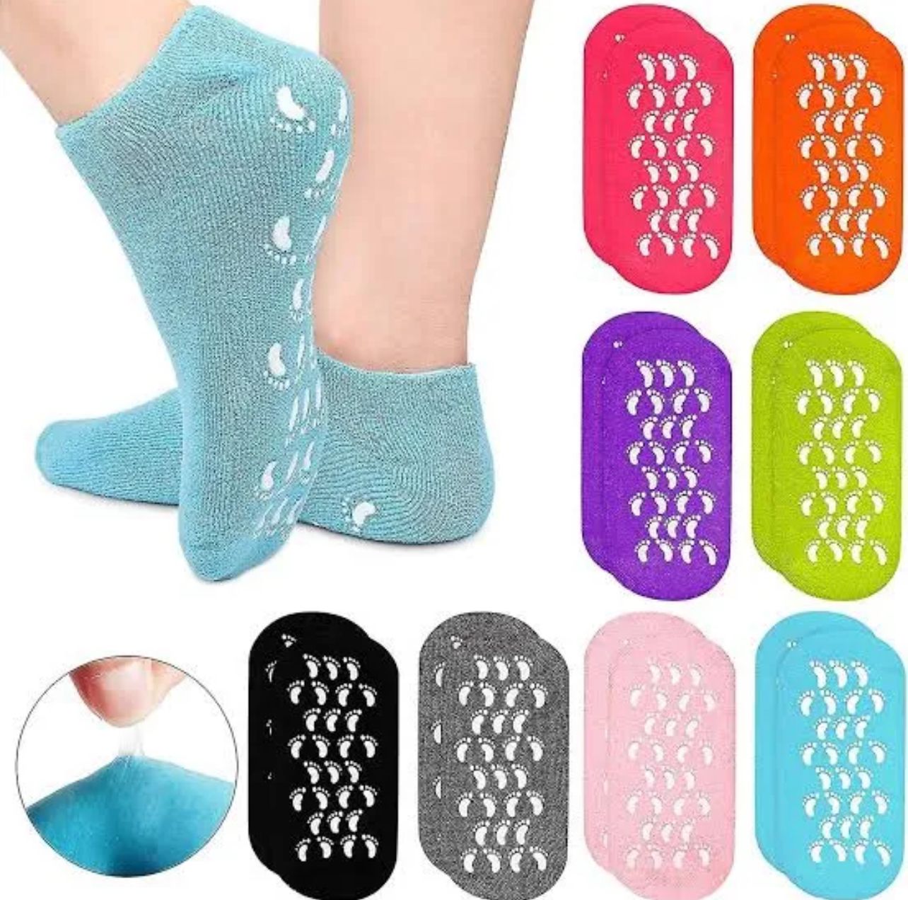 Foot Care Spa Moisturizing Gel Socks