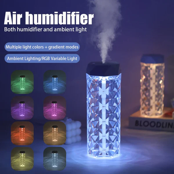 Crystal Lamp With Humidifier
